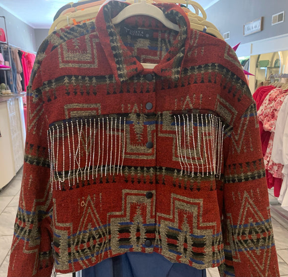 Red/Sherpa jacket