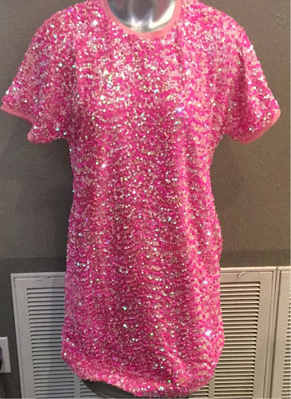 Multi pink rodeo dress