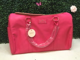 Hollis Hot pink weekender