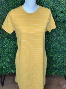 Yellow Striped Dress