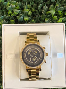 Gold MK smart watch