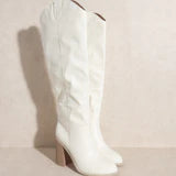 Stephanie white boot