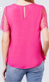 Hot Pink Woven Blouse