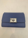 Silver Blue lavender MK wallet